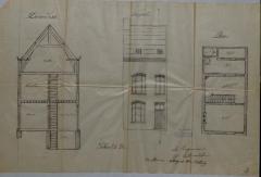 Debont Ch., in de Engelsche Driesen - Wijk C nr. 175q, bouwen huis, 4/9/1905