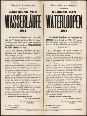 "Ruiming van waterloopen"