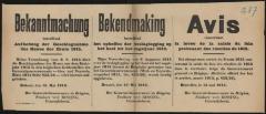 Bekendmaking