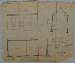 Kerremans J., Hannuitstraat nr. 88 (of 85), kleine verandering aan magazijn gelegen achter woning (veranderen toegemetste in ware ramen),