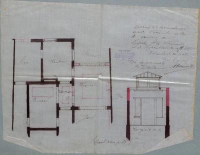 Verwaest Alphonse, Herentalsstraat nr. 78, bouwen veranda en toebrengen veranderingen aan huizing, 6/6/1908