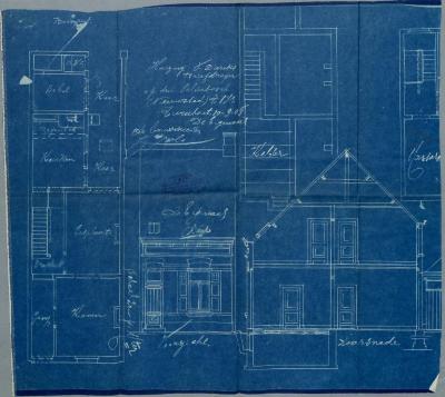 Dierckx Fr., Nieuwstad, bouwen huizing, 23/9/1908