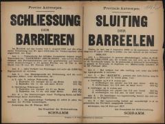 Sluiting der barreelen