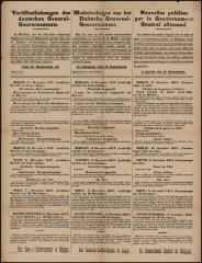 Mededeelingen van het Duitsche Generaal-Gouvernement