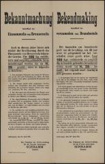 Bekendmaking betreffend het verzamelen van brandnetels