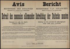 Intrekking der Duitsche munten