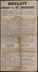 Besluit. Verkeer in het grensgebied.