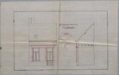 Brusseleers-De Kort Fr., Otterstraat nr. 143 - Provinciale baan van Turnhout naar Mol wijk R nr. 622m, veranderen raam in vitrine, 18/3/1911