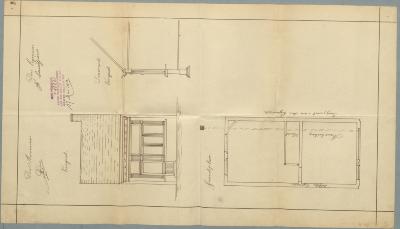 Seuntjens Frans, Staatsbaan van Turnhout naar Diest - rechterzijde, veranderen woning (raam en deur vervangen door vitrine en deur), 17/5/1911