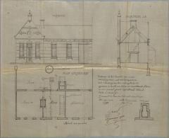 Smits L., Zandstraat, Sectie O nr. 405 k (deel), bouwen werkmanswoning, 17/1/1912