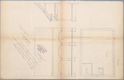 Straelen J.B., Graatakker nrs. 104-108 - op den hof hovenierderij - genaamd "het Duifhuis", bouwen remisie, 9/3/1912