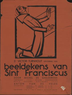 St Victor-Turnhout opvoering van beeldekens van Sint Franciscus (…) zondag 28 januari, donderdag 1 februari, zondag 4 februari