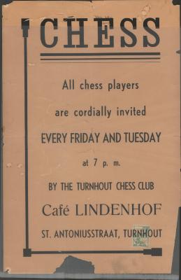 Chess. All chess players are cordially invited