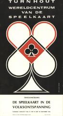 "Tentoonstelling. De speelkaart in de volksontspanning (…) van 11 tot en met 20 november 1966", affiche
