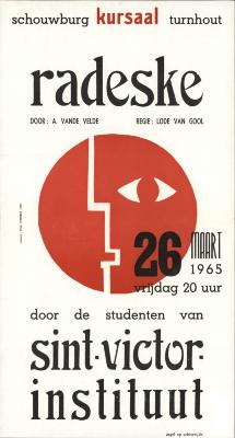 "Radeske (…) vrijdag 26 maart 1965", affiche
