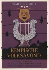 "Kempische volksavond (…) vrijdag 13 november 1953", affiche
