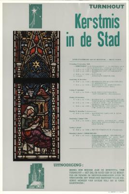 "Turnhout Kerstmis in de Stad (…) 1963", affiche
