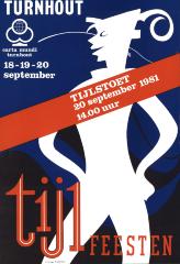 "Tijlfeesten Tijlstoet (…) 20 september 1981", affiche
