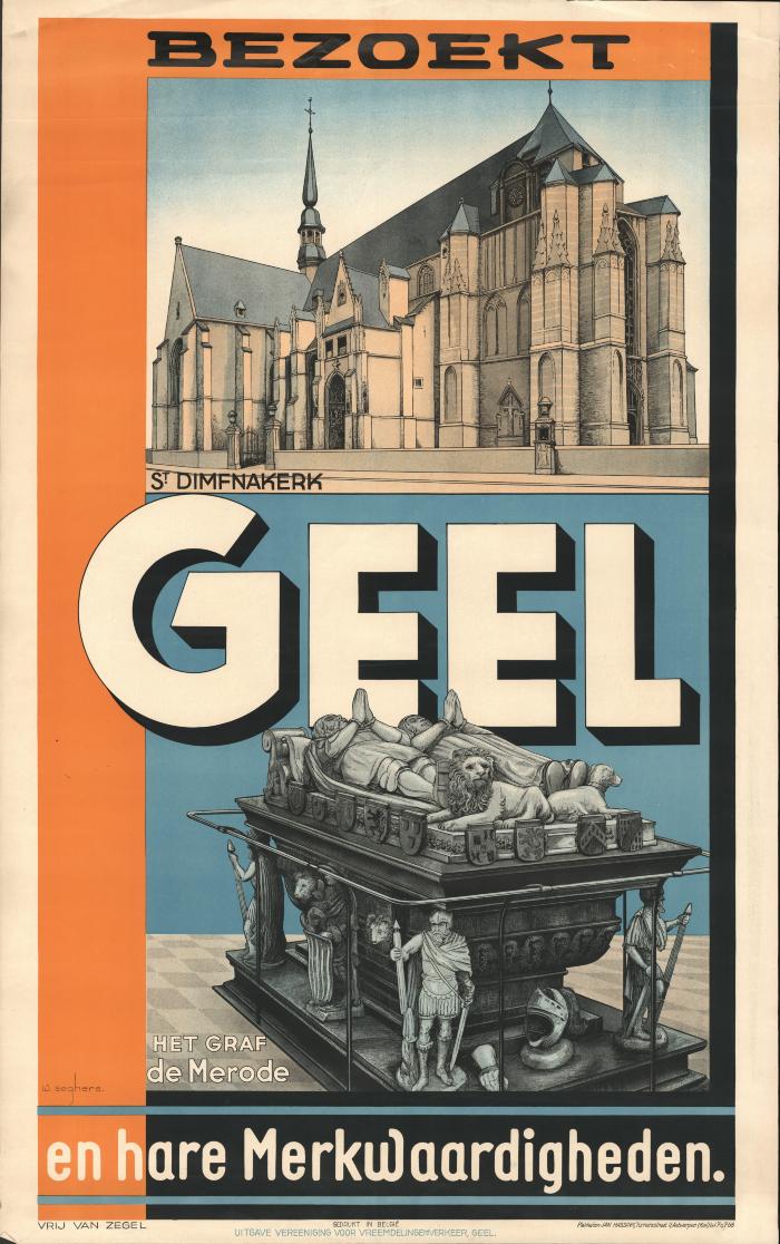 "Bezoekt Geel", affiche
