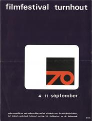 "Filmfestival Turnhout 70 (…) 4-11 september", affiche
