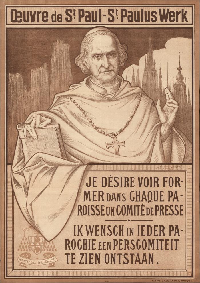 "Oeuvre de St. Paul - St. Paulus werk", affiche
