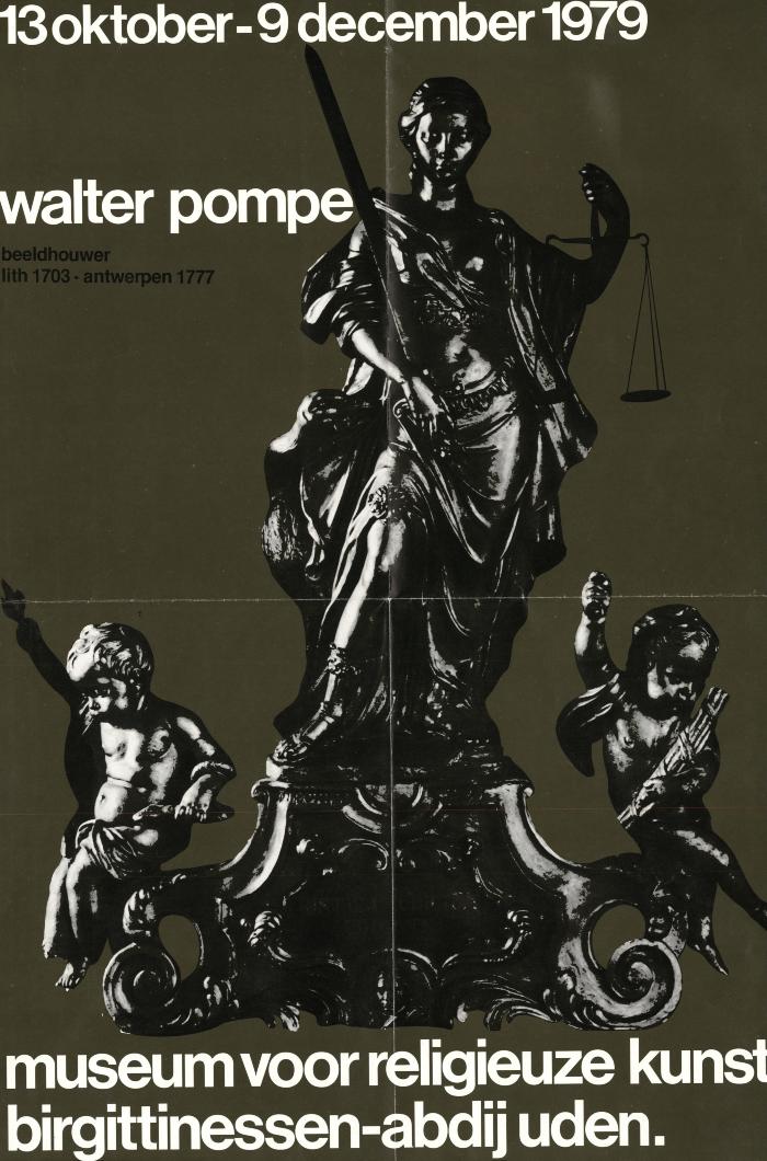 "Walter Pompe (…) 13 oktober - 9 december 1979", affiche
