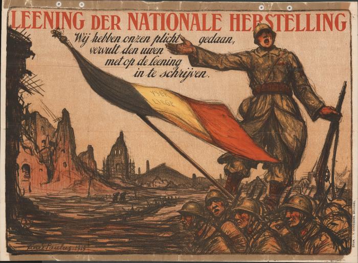 "Leening der nationale herstelling", affiche
