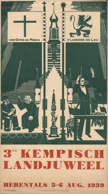 "3de Kempische Landjuweel (…) 5-6 augustus 1939", affiche
