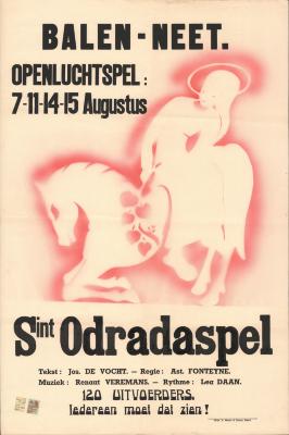 "Balen-Neet. Sint Odradaspel (…) 7-11-14-15 augustus", affiche
