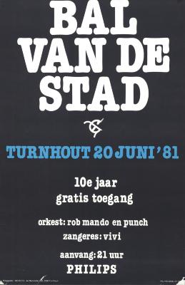"Bal van de stad (…) 20 juni 1981", affiche
