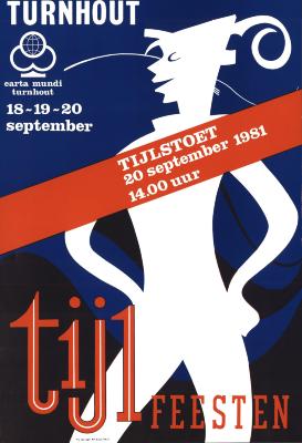 "Tijlfeesten Tijlstoet (…) 20 september 1981", affiche
