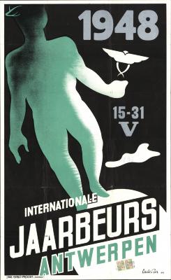 "Internationale jaarbeurs Antwerpen (…) 1948", affiche
