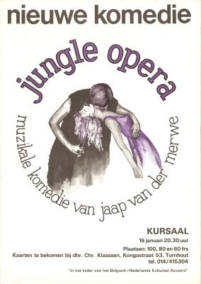 "Nieuwe komedie Jungle opera (…) 16 januari", affiche
