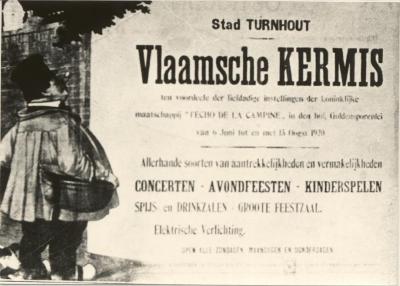  Bekendmaking van Vl. Kermis 1920 / Echo de la Campine