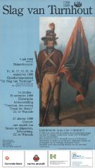 "Slag van Turnhout (…) 9 juli 1989. Beiaardconcert", affiche
