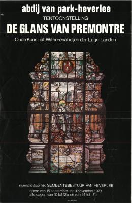 "De glans van premontre. Oude kunst uit Witherenabdijen der Lage Landen (…) 15 september tot 11 november 1973", affiche
