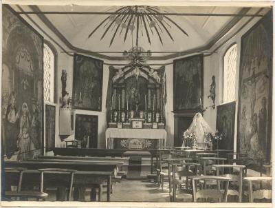 St. Carolus Borromeuskapel van Ginderbuiten / interieur