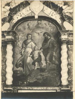 Schilderij de H. Familie (altaar)
