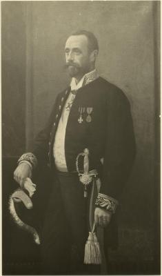 Victor Van Hal - burgemeester 1895-1918 - schilderij door J.P. Verrees