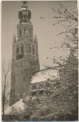 St.-Katharinakerk tijdens de winter