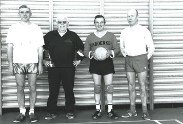 Volleyballers van de KWB