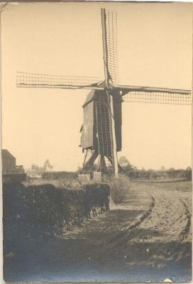 Houten windmolen