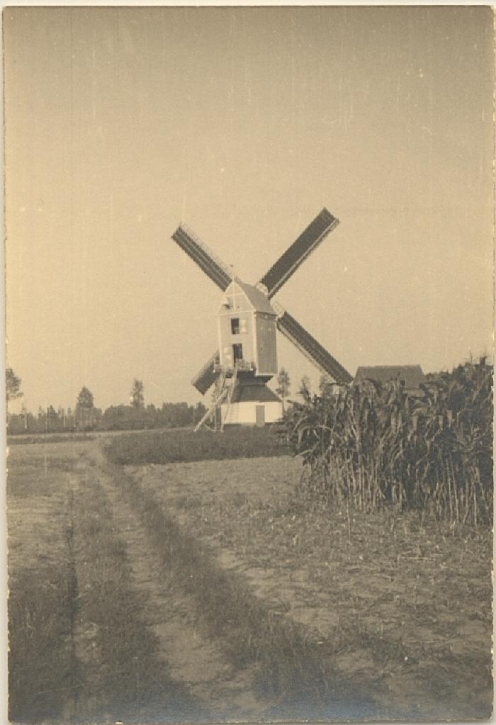 Houten windmolen