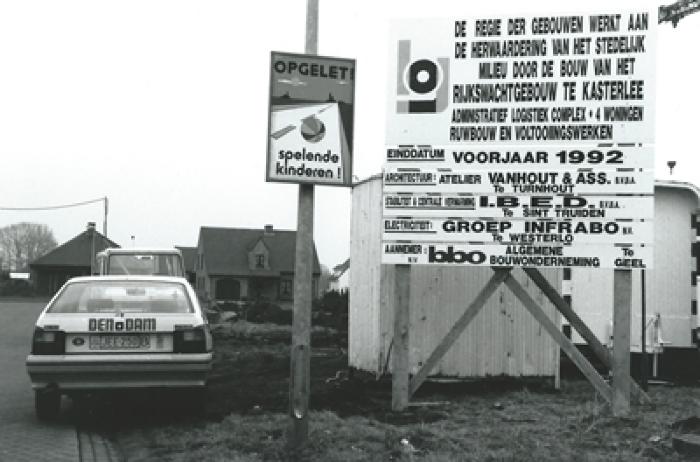 Bouwaankondiging rijkswachtkazerne