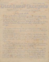 Eigen Kunst - Eigen Leven. Studentengild van Turnhout in oorlogstijd. april 1917