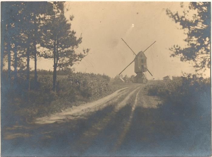 Houten windmolen