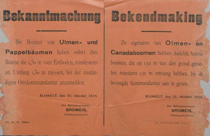 Bekanntmachung - Bekendmaking