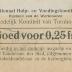 Noodgeld van het Nationaal hulp- en voedingskomiteit - hulp aan de werklozen - Stedelijk komiteit van Turnhout.