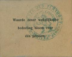 Noodgeld tijdens de Eerste Wereldoorlog uitgegeven door de gemeente Oud-Turnhout.