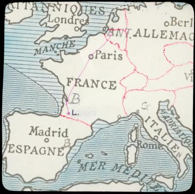Lourdes I - landkaart